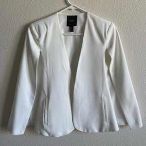 White blazer cape